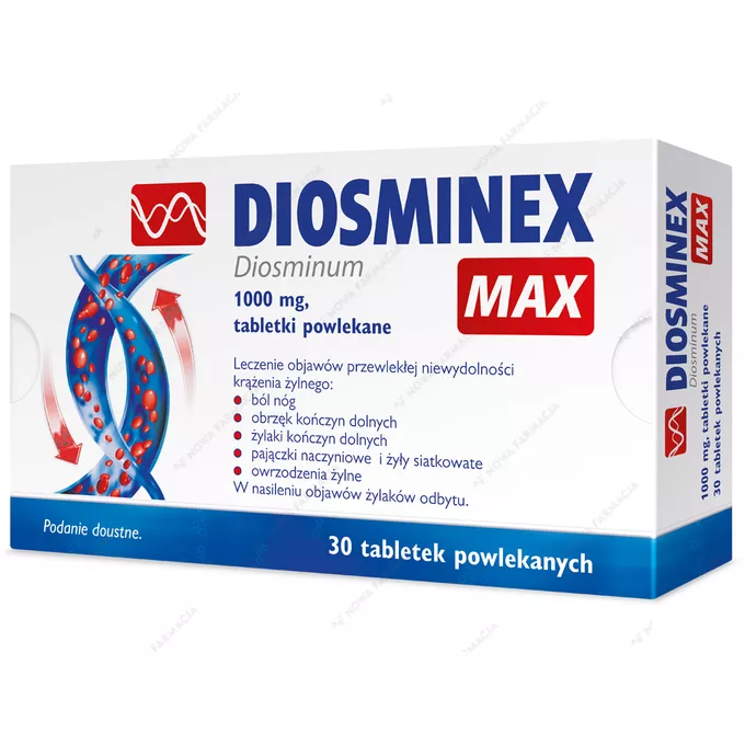 Diosminex- czy rzeczywiście usuwa on żylaki?